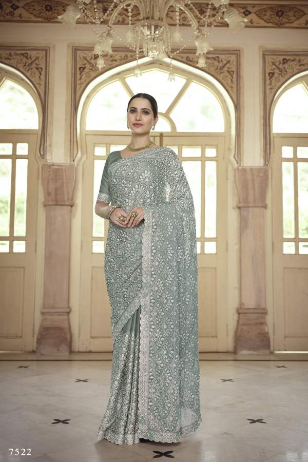 Arya Swarna 2 Party Wear Georgette Wedding Wear Heavy Latest Designer Saree Collection